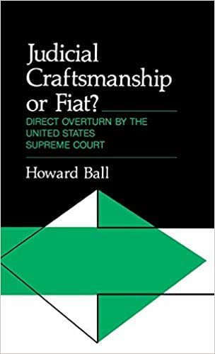 Judicial Craftsmanship or Fiat?: Direct Overturn by the United States Supreme Court (Contributions in Political Science) indir