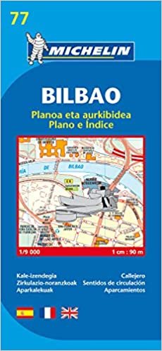 Map 9077 Bilbao (Michelin City Plans)