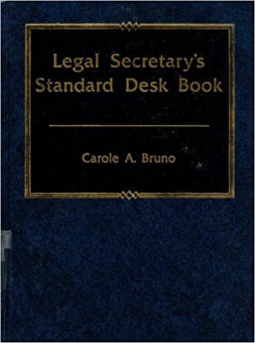 Legal Secretary's Standard Desk Book