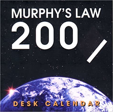 Murphy's Law 2001 Desk Calendar