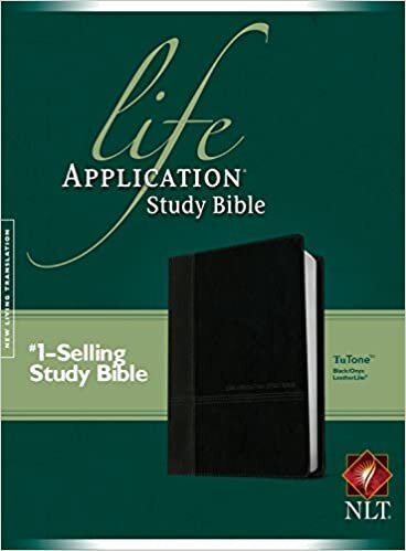 NLT Life Application Study Bible Black/Onyx