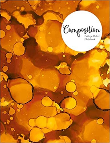 Composition: College Ruled Notebook - Orange indir