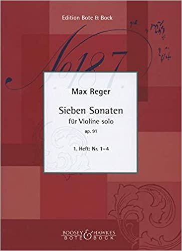 Sieben Sonaten: Heft 1. op. 91. Violine.