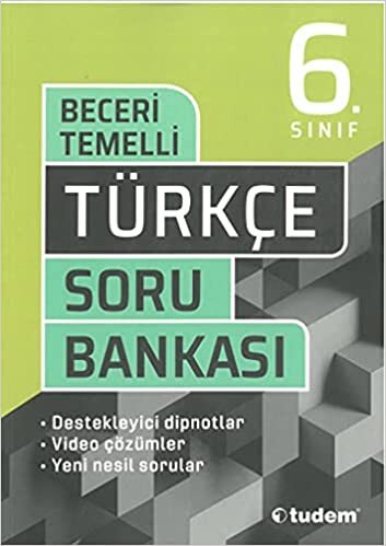 6 Sınıf Türkçe Beceri Temelli Soru Bankası Tudem Yayınları