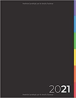 2021: Agenda Semainier │ 21,59 x 27,94 cm │ 2 Pages Par Semaine │ LGBT