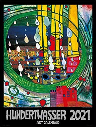 Großer Hundertwasser Art Calendar 2021: Der Klassiker