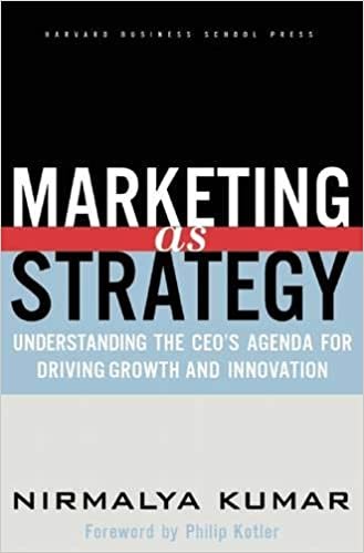 Marketing as Strategy: Understandind the CEO's Agenda for Driving Growth and Innovation indir
