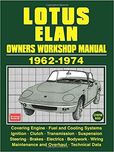 Lotus Elan Owners Workshop Manual 1962-1974: Owners Manual (Workshop Manual Lotus) indir