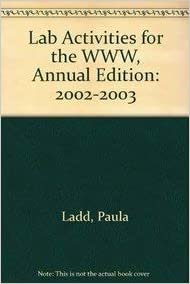 Lab Activities WWW Annual Ed: Academic Yr: 2002-2003