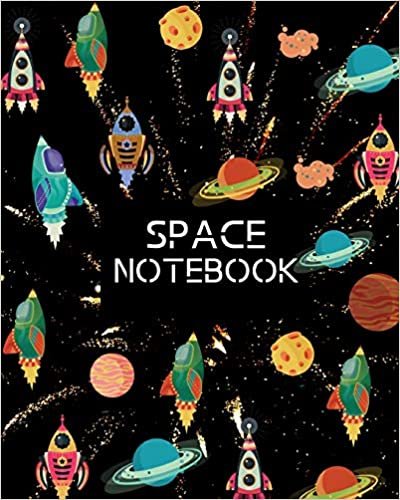 Space Notebook: Draw and Write Story Paper Journal for Kids who Love Spaceships, Outer Space Explorers and Planets. Grade K-2. indir