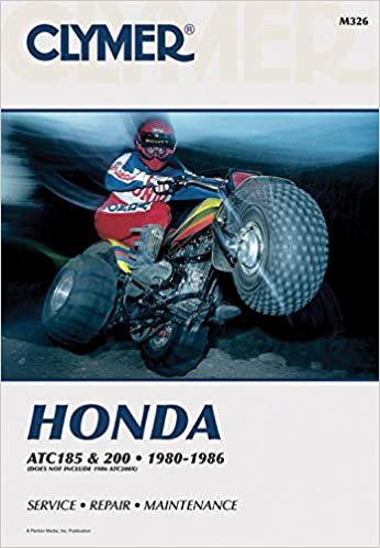 Honda ATC 185 and 200, 1980-86: Clymer Workshop Manual (Clymer All-Terrain Vehicles)