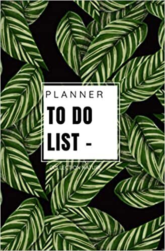 PLANNER - TO DO LIST - Collection Nature: Carnet de notes, liste des tâches, To do list, Planning , Agenda | 13.34cm x 20,32 cm (5,25 po x 8 po) | 100 pages hautes qualité | Broché indir