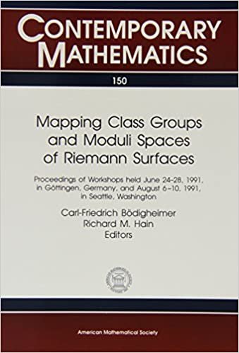 Mapping Class Groups and Moduli Spaces of Riemann Surfaces (Contemporary Mathematics)