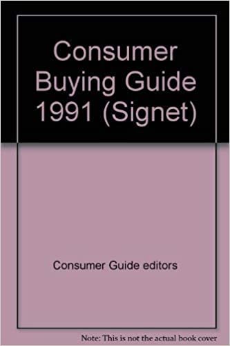 Consumer Buying Guide 1991 (Signet) indir