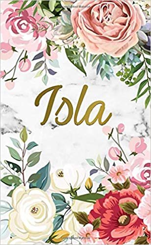 Isla: 2020-2021 Nifty 2 Year Monthly Pocket Planner and Organizer with Phone Book, Password Log & Notes | Two-Year (24 Months) Agenda and Calendar | ... Floral Personal Name Gift for Girls & Women