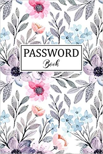Password Book: A Journal to Organize Your Internet Usernames & Logins | 6" x 9" Small Password Journal and Alphabetical Tabs | Password Logbook | Logbook To Protect Usernames