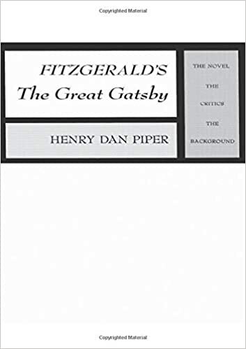 Fitzgerald's The Great Gatsby: The Novel, The Critics, The Background (Scribner Research Anthologies) indir