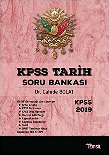 2019 KPSS Tarih Soru Bankası