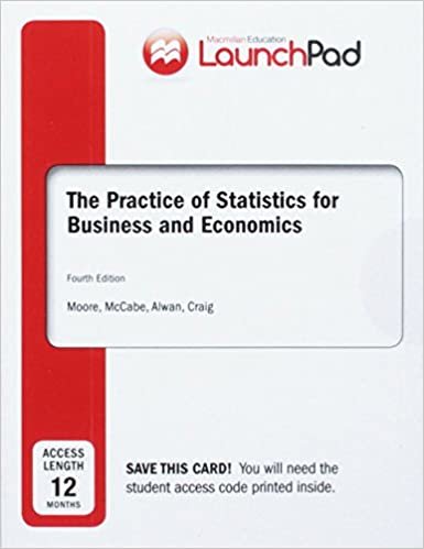LaunchPad for The Practice of Statistics for Business & Economics (12 month access card)