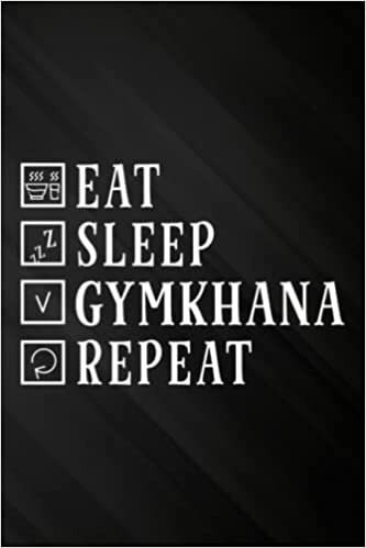 Eat Sleep Gymkhana Repeat for Men and Women Pretty Password book: Personal internet address and password logbook,Internet Website Address Password ... Password Organizer Journal Notebook