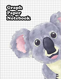 Graph Paper Notebook: Cute Koala Bear Grid Paper Notebook, 4 x 4, 4 squares per inch, 8.5 x 11 inch large, Graph paper for architect, Graph paper for ... drawing (Cute Animal Graph Paper Notebook)
