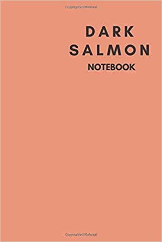 DarkSalmon Notebook: Checked Pattern Journal Notebook,Journal, Diary,the notebook for creative note taking or journaling at school.Perfect gift for Women and Men (110 Pages, Checkered, 6 x 9)