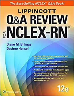 Lippincott Q&A Review for NCLEX-RN (Lippioncott's Review for Nclex-Rn) indir