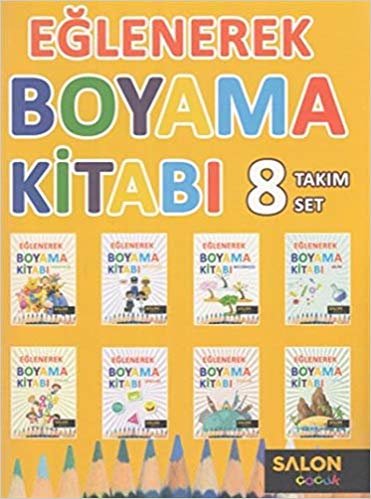 Eğlenerek Boyama Kitabı (8 Kitap Takım)