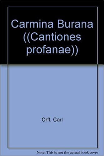 Carmina Burana: Cantiones profanae. großes Blasorchester. Stimmensatz. (Schott Harmonie Serie)
