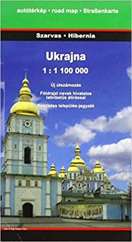Ukraina 1:1100000 Mapa samochodowa indir