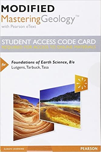 Modified Mastering Geology with Pearson Etext -- Standalone Access Card -- For Foundations of Earth Science indir