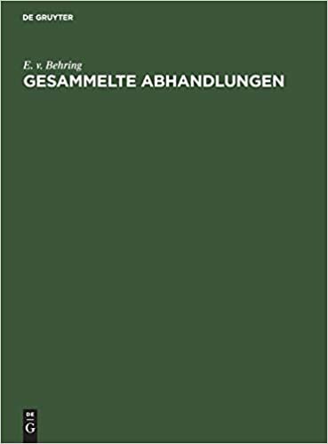 Gesammelte Abhandlungen: Neue Folge 1915
