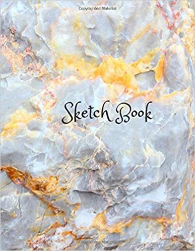 Sketch Book: 120 Pages, 8.5*11, Sketching, Drawing and Creative Doodling Notebook to Draw and Journal (Beautiful Marble Cover) indir