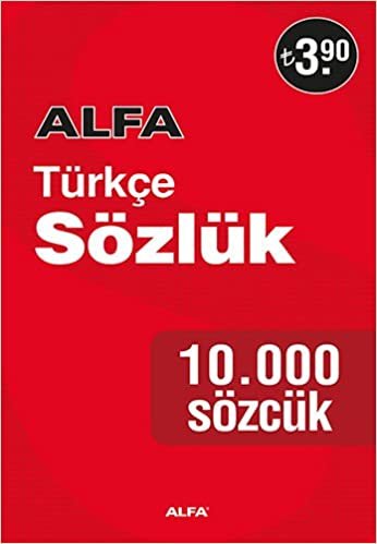Alfa Türkçe Sözlük: 10.000 sözcük