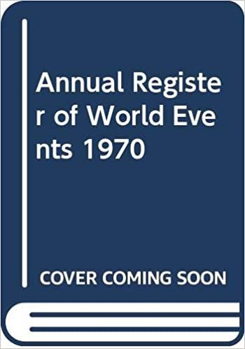Annual Register of World Events 1970