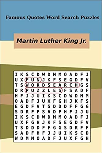 Famous Quotes Word Search Puzzles Martin Luther King Jr.