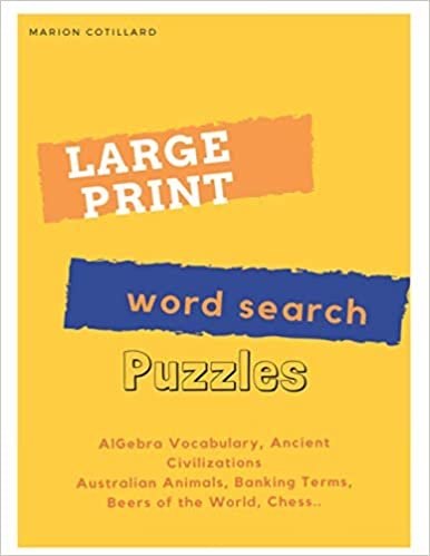 LARGE PRINT Word Search Puzzles: funster large print word search puzzles, large print word search, brain games large print word search, large print ... print word search, word search for seniors
