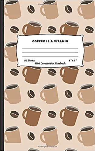 COFFEE IS A VITAMIN: Mini Composition Notebook indir