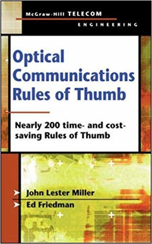 OPTICAL COMMUNICATIONS RULES OF THUMB indir