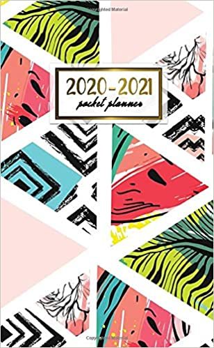 2020-2021 Pocket Planner: Pretty Aztec Two-Year Monthly Pocket Planner and Organizer | 2 Year (24 Months) Agenda with Phone Book, Password Log & Notebook | Cute Tropical Floral & Tribal Print indir