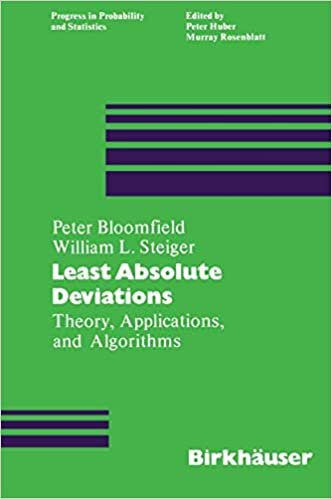 Least Absolute Deviations: Theory, Applications and Algorithms (Progress in Probability (6), Band 6)