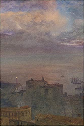View of the Bay of Naples with Vesuvius, Smoking, in the Distance (Evening) - A Poetose Notebook / Journal / Diary (50 pages/25 sheets) (Poetose Notebooks)