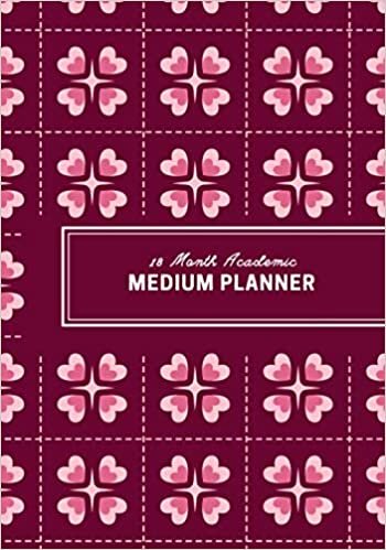 18 Month Academic Medium Planner: Undated Academic Year Weekly, Monthly Calendar Organizer, Inspirational Quotes, Get Things Done Time Slots Journal ... 7 x 10 (Undated Academic Organizers, Band 16) indir