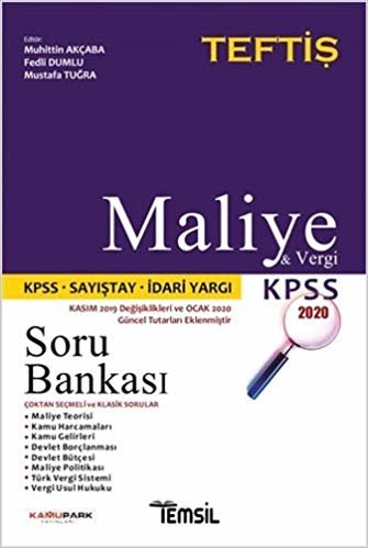 TEFTİŞ KPSS Maliye ve Vergi Hukuku Soru Bankası - 2020: KPSS - Sayıştay - İdari Yargı