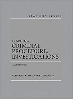 Learning Criminal Procedure: Investigations (Learning Series)