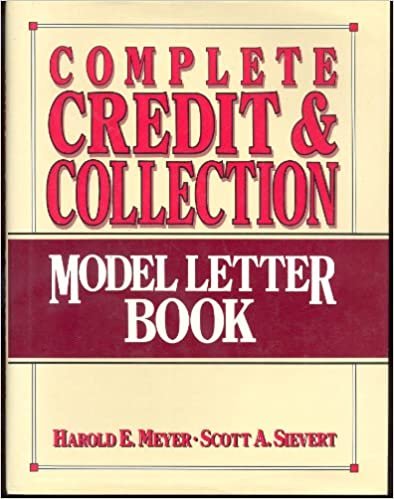 Complete Credit and Collection Model Letter Book