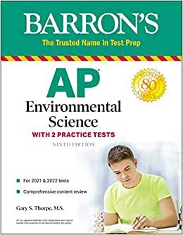 AP Environmental Science: With 2 Practice Tests (Barron's Test Prep)