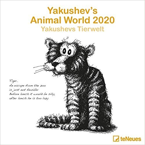 Yakushevs Tierwelt 2020 - Broschürenkalender - Wandkalender - Kunstkalender - 30x30cm - Yakushev´s Animal World 2020 - Tierkalender indir