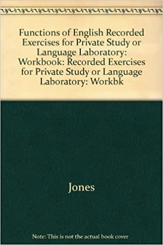 Functns Englsh Record Exercs: Recorded Exercises for Private Study or Language Laboratory: Workbk