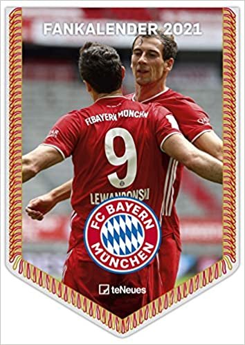 FC Bayern München 2021 - Mini-Bannerkalender - Fan-Kalender - Fußball-Kalender - 21x29,7 - Sport indir
